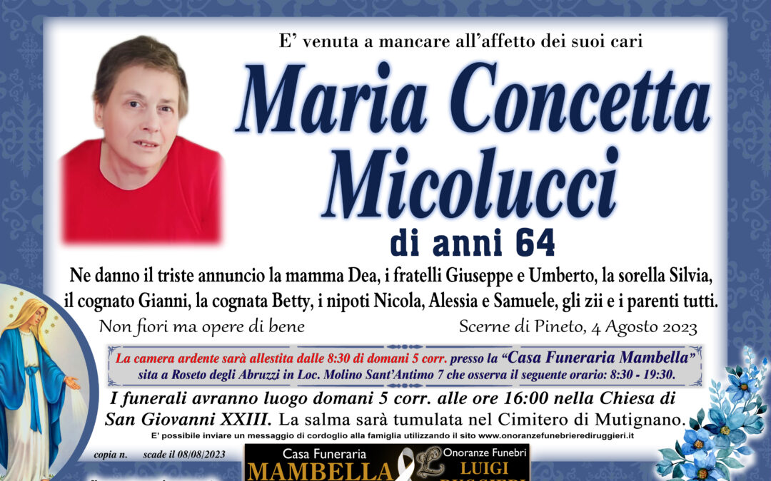 Maria Concetta Micolucci