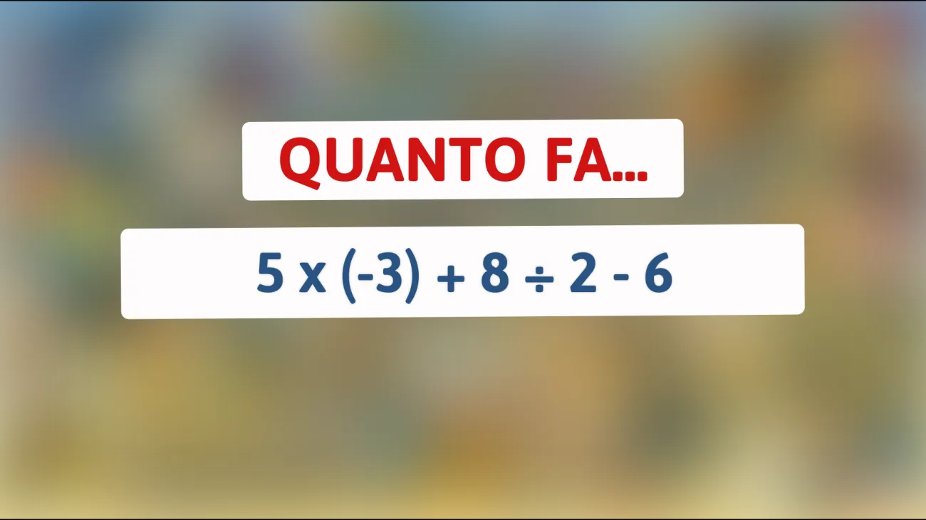 Solo i veri geni riescono a risolvere questo indovinello matematico in meno di 10 secondi: sei tra loro? Scoprilo ora!"