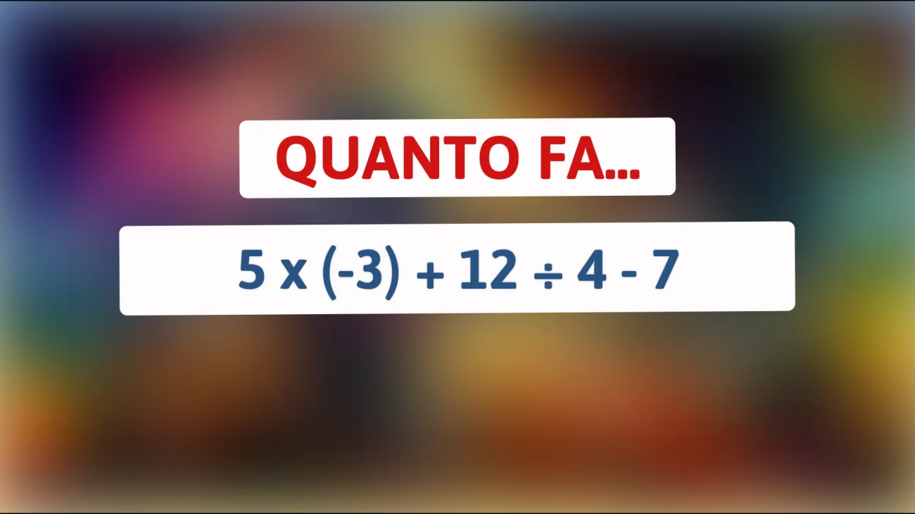 Se risolvi questo indovinello in 10 secondi, sei più intelligente del 95% delle persone! Scopri il tuo quoziente intellettivo nascosto!"