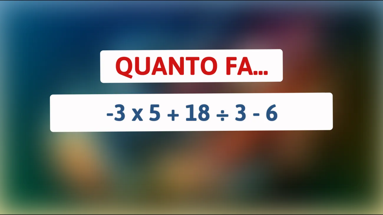 Sei abbastanza geniale per risolvere questo semplice indovinello matematico che mette alla prova la tua intelligenza?"