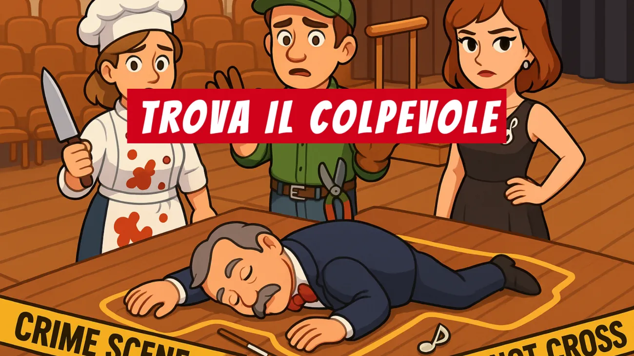 Solo chi ha un'intelligenza fuori dal comune riesce a scoprire il colpevole in questo enigma da veri detective: tu ci riesci?"