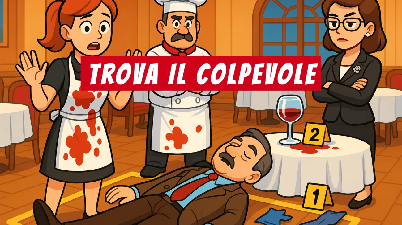 Solo il 2% Riesce a Risolvere Questo Enigma del Ristorante: Sei abbastanza geniale da trovare il colpevole?"