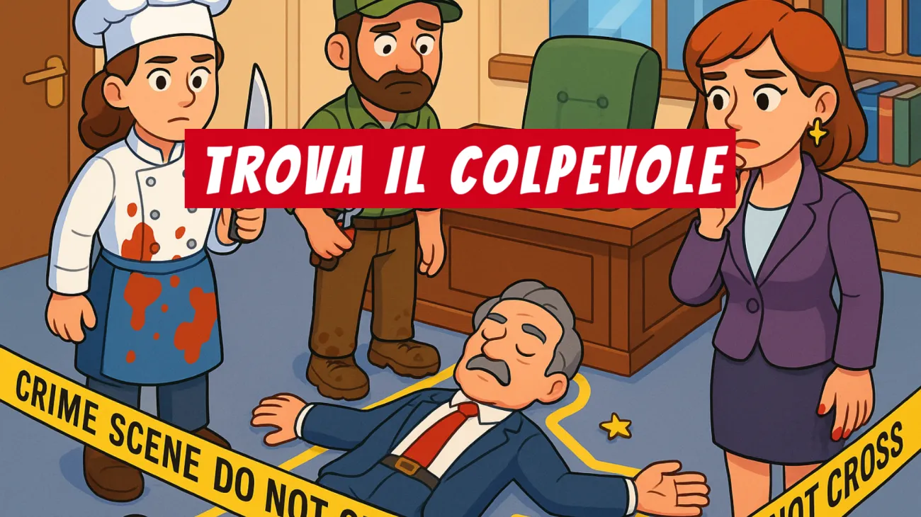 Solo il 2% delle persone riesce a risolvere questo caso: tu sapresti dire chi ha ucciso il direttore? Sfida per veri detective!"