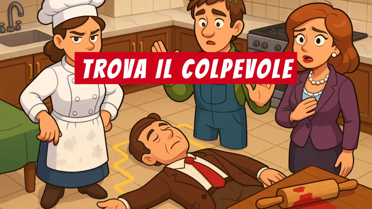 Solo un vero genio trova il colpevole in questo intricato mistero della villa: accetti la sfida?"