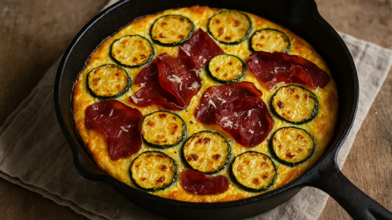 frittata bresaola zucchine croccanti"