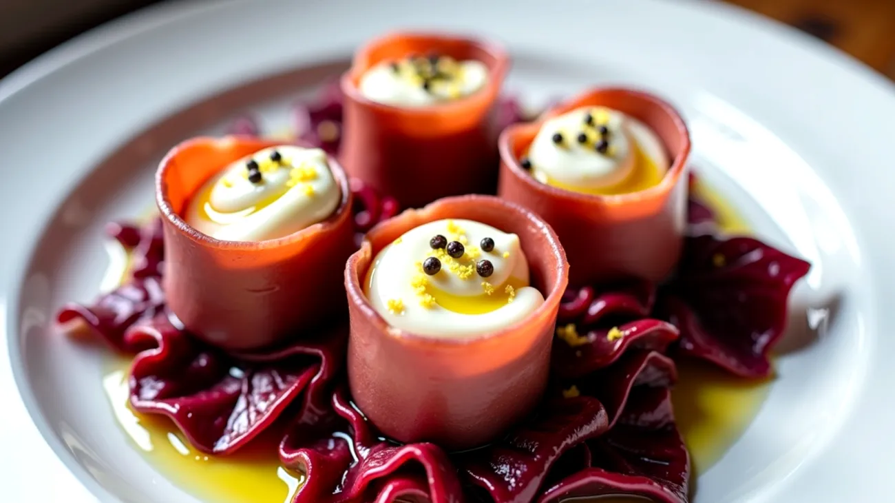 speck ricotta radicchio croccante"