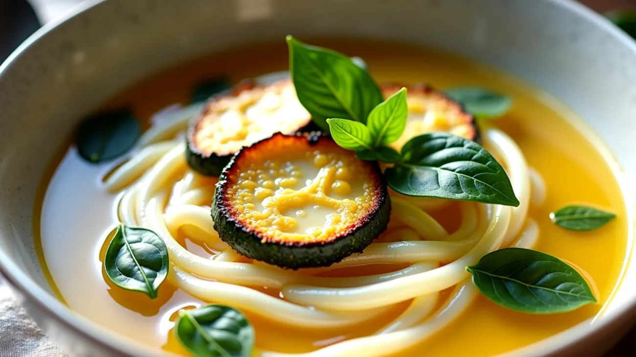 stracciatella basilico zucchine croccanti"